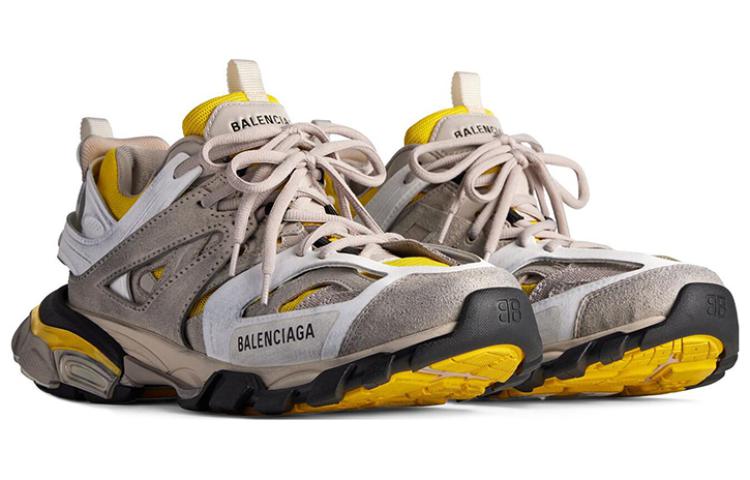 (W) Balenciaga Track Sneakers 'Yellow White Beige' 圖 2