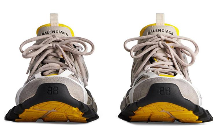 (W) Balenciaga Track Sneakers 'Yellow White Beige' 圖 4