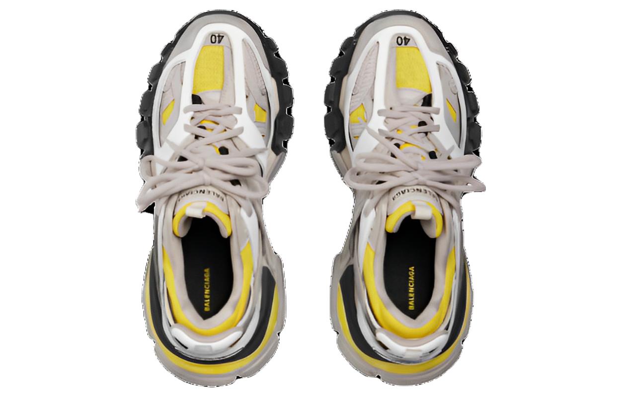 (W) Balenciaga Track Sneakers 'Yellow White Beige' 圖 5