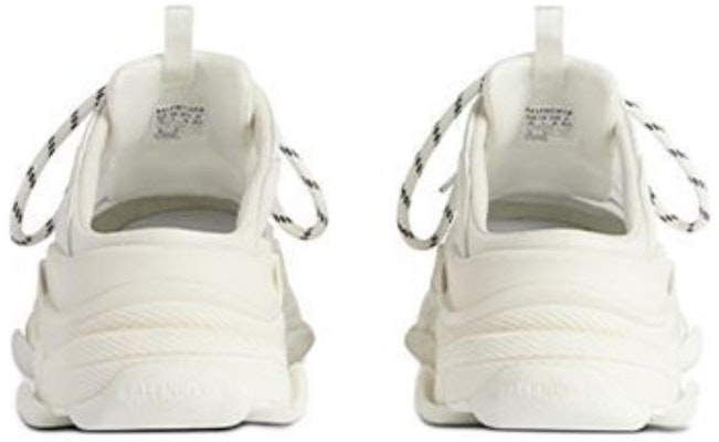 (W) Balenciaga Triple S Mule 'Blanco' 755686-W3SMM-9000 Purchase (W) Balenciaga Triple S Mule 'Blanco' 755686-W3SMM-9000