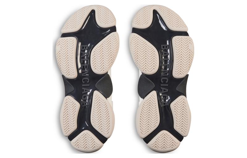 Shop (W) 巴黎世家Triple S银色便鞋 755686W2FWM8191