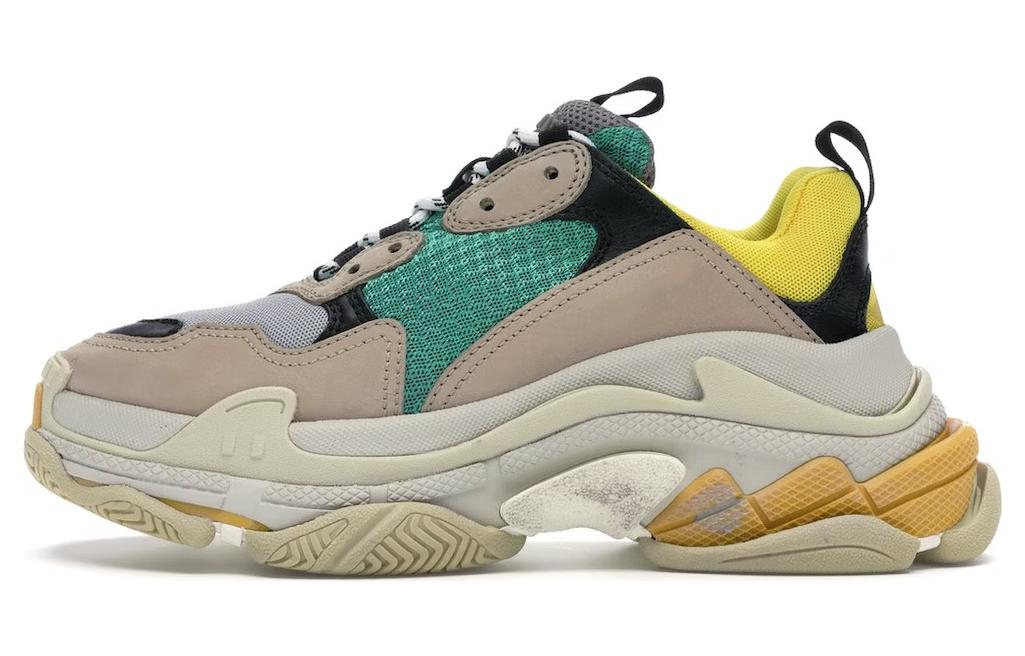 (W) Balenciaga Triple S Sneaker 2018 'Green Yellow'