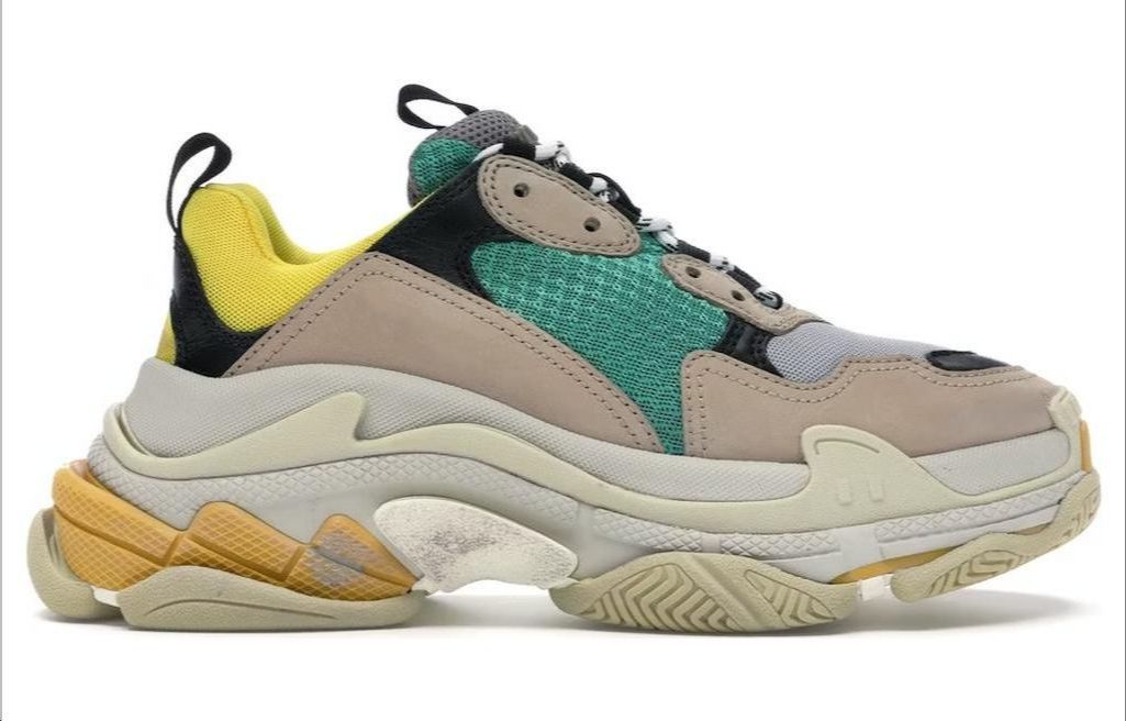 (W) Balenciaga Triple S Sneaker 2018 'Green Yellow' 圖 2