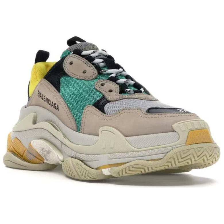 (W) Balenciaga Triple S Sneaker 2018 'Green Yellow' 圖 3