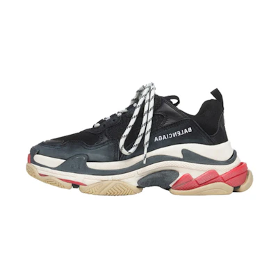 (W) Balenciaga Triple S Sneaker 2023 'Black Red'