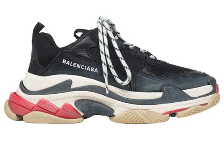 (W) Balenciaga Triple S Sneaker 2023 'Black Red' 圖 2
