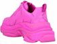 Lookbook (Women) Balenciaga Triple S Sneaker 'All Over Logo - Fuchsia' 524039 W2FA1 5210