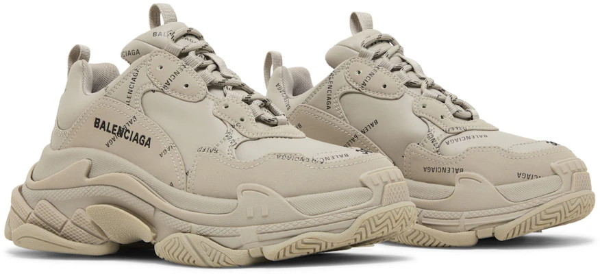 (W) Balenciaga Triple S Zapatillas 'Logotipo Completo - Beige' 524039W2FA19710 Cheap (W) Balenciaga Triple S Zapatillas 'Logotipo Completo - Beige' 524039W2FA19710