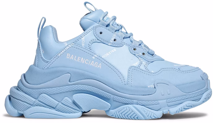 Baby blue deals balenciaga triple s
