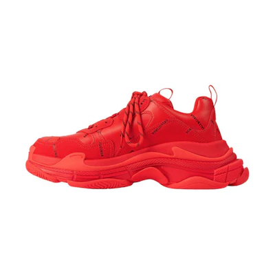 (W) Balenciaga Triple S Sneaker 'Allover Logo - Red'