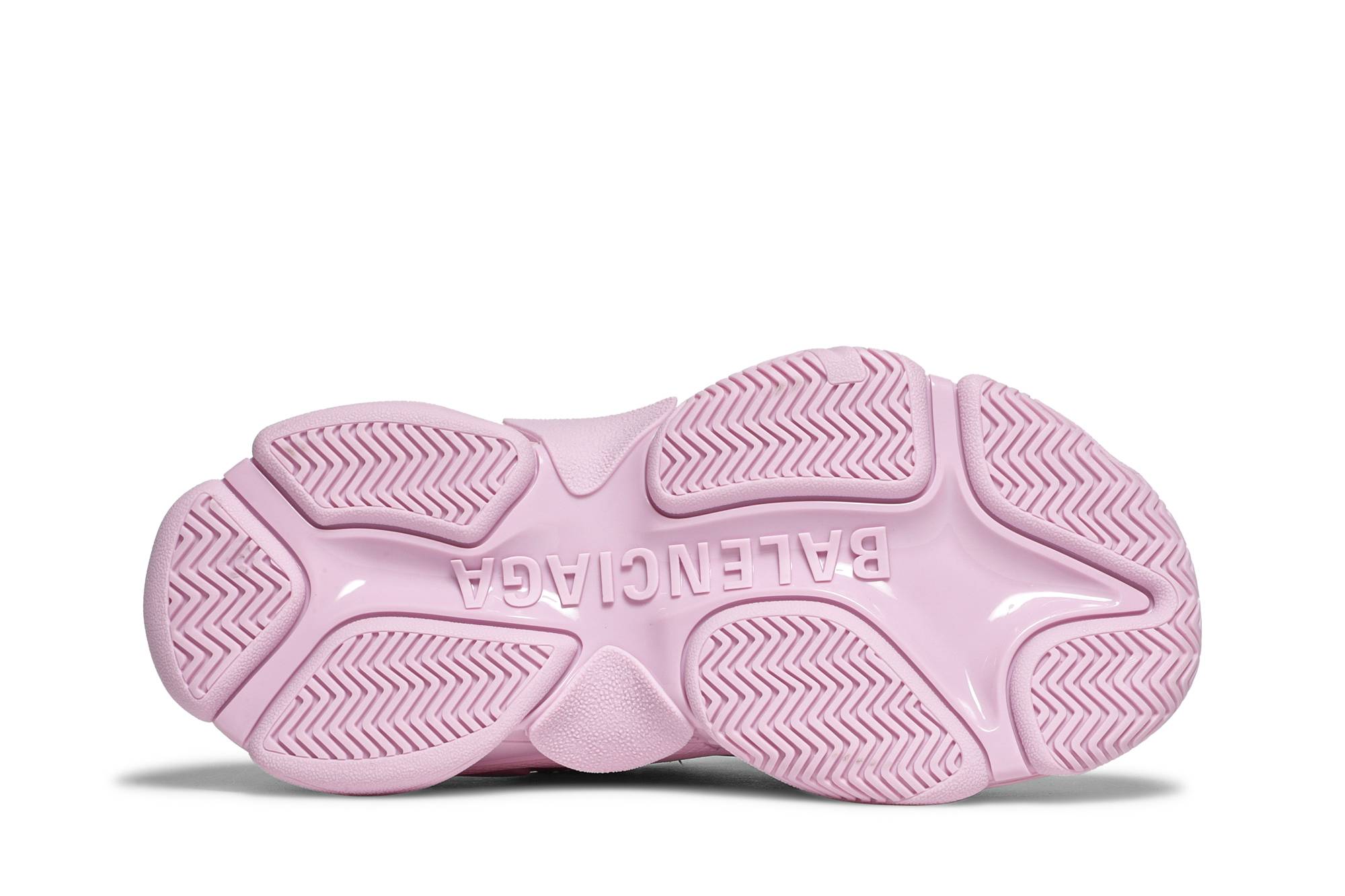 (W) Balenciaga Triple S Sneaker 'Allover Logo - Pink' 圖 4