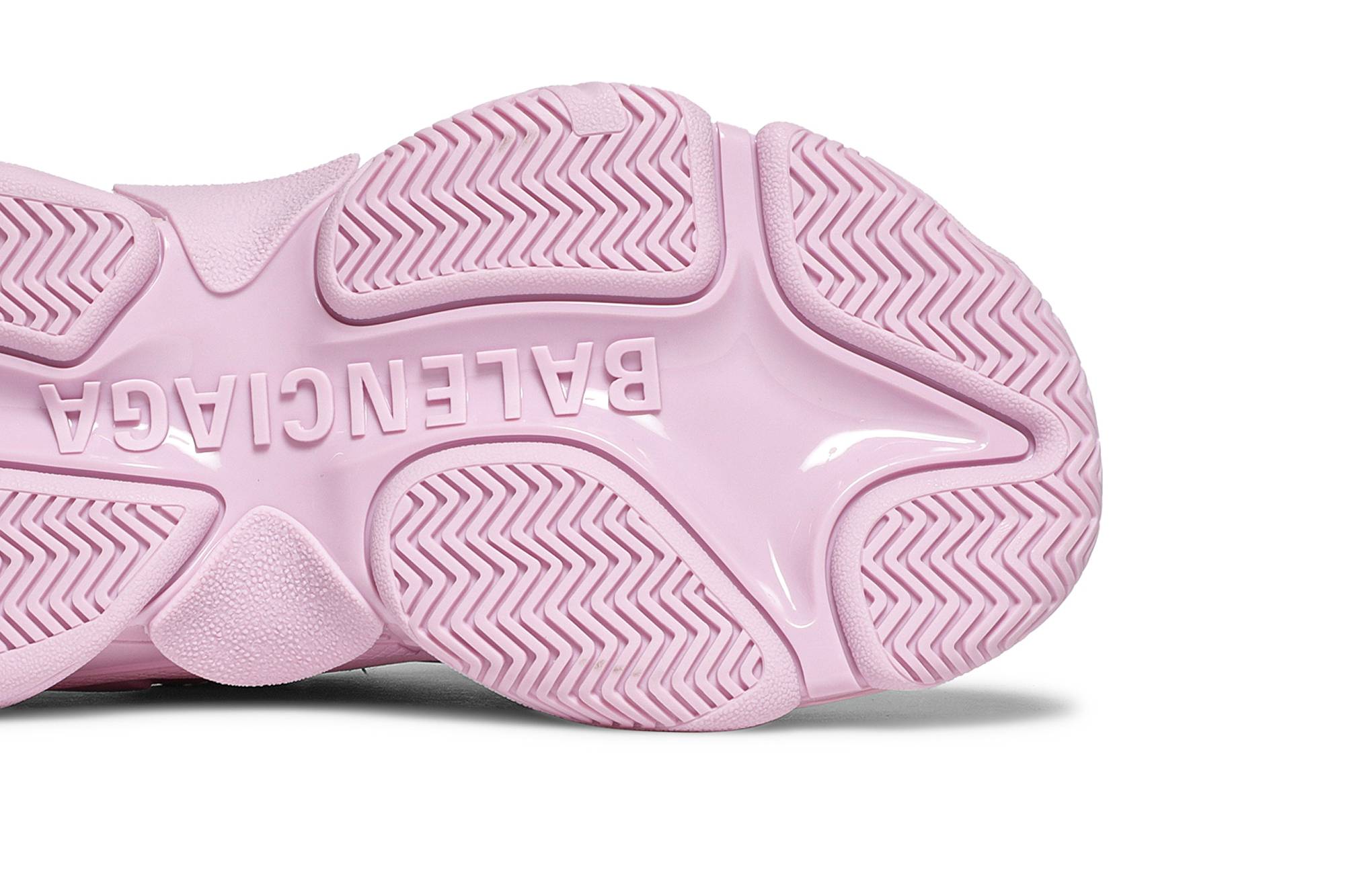 (W) Balenciaga Triple S Sneaker 'Allover Logo - Pink' 圖 5