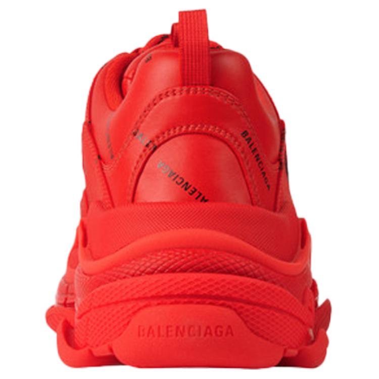 (W) Balenciaga Triple S Sneaker 'Allover Logo - Red' 圖 5