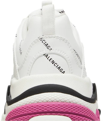 巴黎世家全覆蓋標誌 Triple S 防滑耐磨低幫休閒老爹鞋 女款 白色仿舊款 Sizing 巴黎世家全覆蓋標誌 Triple S 防滑耐磨低幫休閒老爹鞋 女款 白色仿舊款