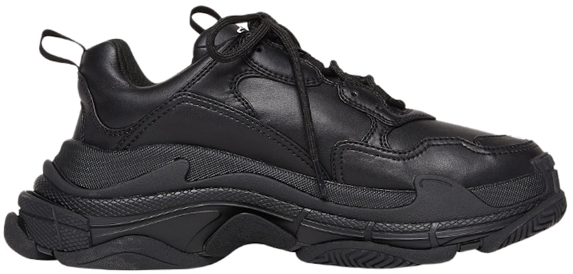 (W) Balenciaga Triple S Kasut 'Hitam' 524039-W2FA5-1000 Order (W) Balenciaga Triple S Kasut 'Hitam' 524039-W2FA5-1000