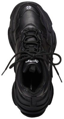 (W) 巴黎世家 Triple S 黑色运动鞋 524039-W2FA5-1000 Shop (W) 巴黎世家 Triple S 黑色运动鞋 524039-W2FA5-1000
