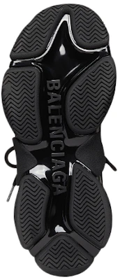 (W) Balenciaga Triple S Kasut 'Hitam' 524039-W2FA5-1000 Details for (W) Balenciaga Triple S Kasut 'Hitam' 524039-W2FA5-1000