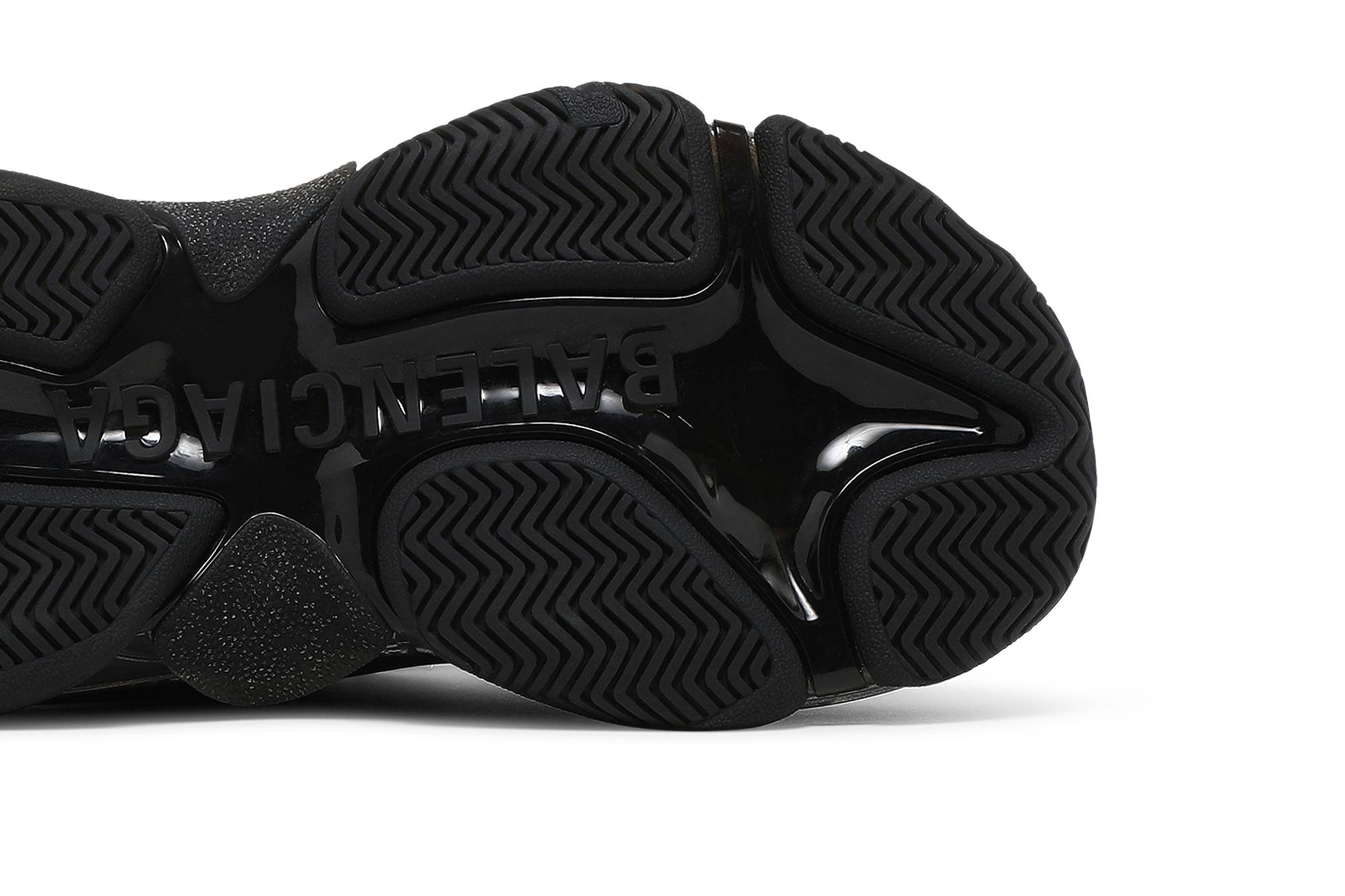 Purchase (W) 발렌시아가 트리플 S 스니커즈 '블랙 이리데센트' 544351W2FB21001