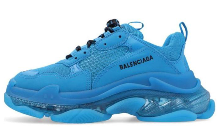(Women) Balenciaga Triple S Sneaker 'Clear Sole - Blue'  544351-W2GA1-4810