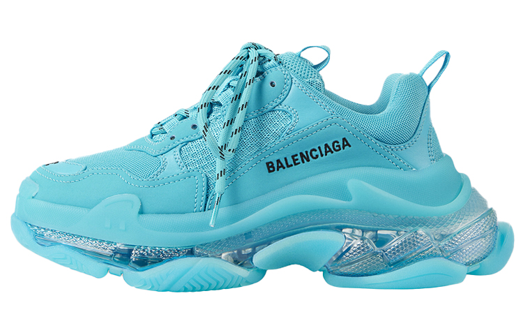 (W) Balenciaga Triple S Sneaker 'Clear Sole - Turquoise'