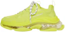 Buy 巴黎世家 Triple S 透明鞋底 女款 黃色