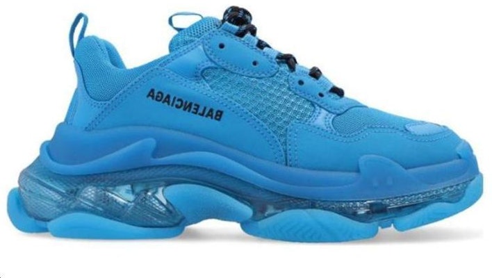 (W) 발렌시아가 트리플 S 스니커즈 '클리어솔 - 블루' 544351-W2GA1-4810 Order (W) 발렌시아가 트리플 S 스니커즈 '클리어솔 - 블루' 544351-W2GA1-4810