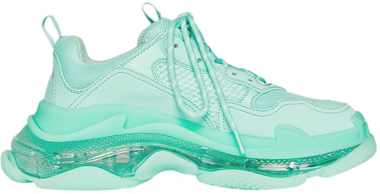 (W) バレンシアガ Triple S クリアソール ミント 544351W2GA14500 Order (W) バレンシアガ Triple S クリアソール ミント 544351W2GA14500