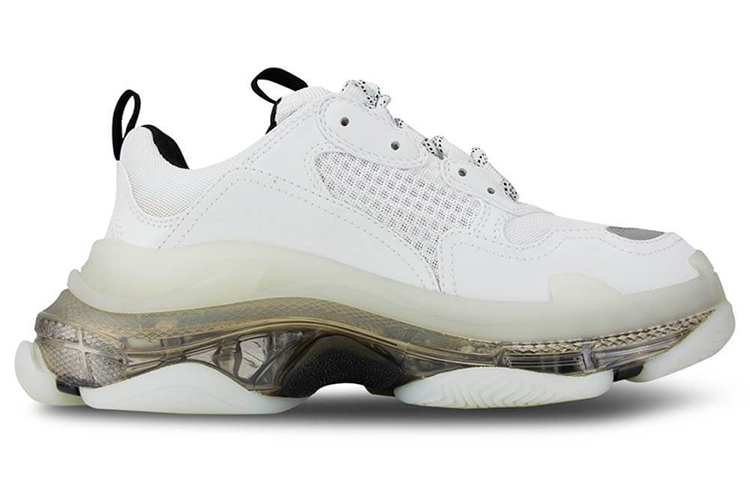 (W) Balenciaga Triple S Sneaker 'Clear Sole - White Grey' 圖 2