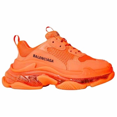 (Women) Balenciaga Triple S Sneaker 'Clear Sole - Orange' 544351-W2FF2-7810 Order (Women) Balenciaga Triple S Sneaker 'Clear Sole - Orange' 544351-W2FF2-7810