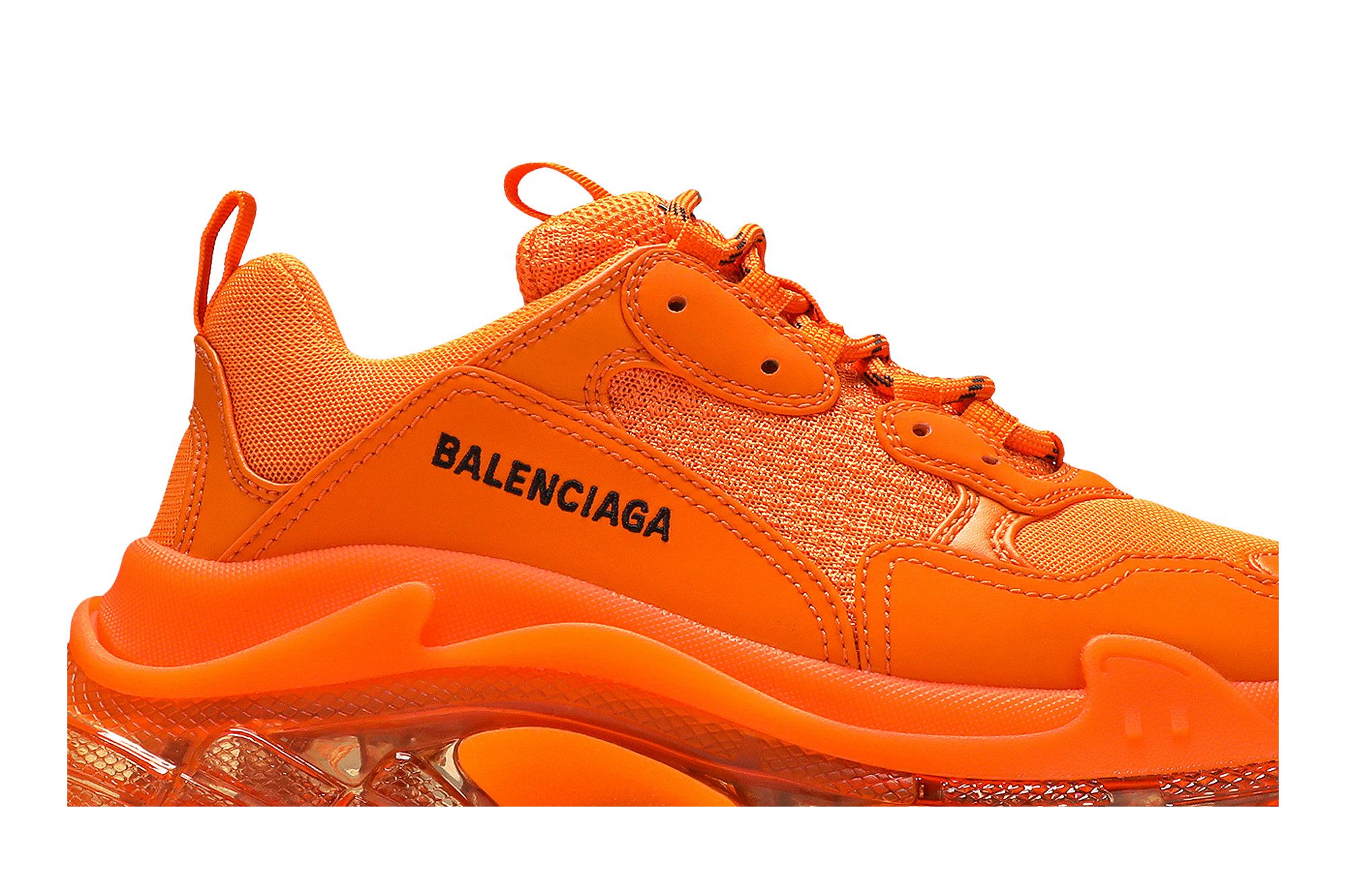 Order (Women) Balenciaga Triple S Sneaker 'Clear Sole - Orange'  544351-W2GA1-7510