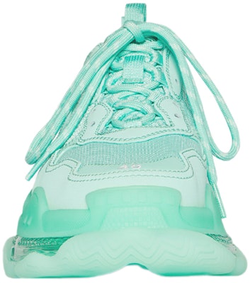 (W) バレンシアガ Triple S クリアソール ミント 544351W2GA14500 Lookbook (W) バレンシアガ Triple S クリアソール ミント 544351W2GA14500
