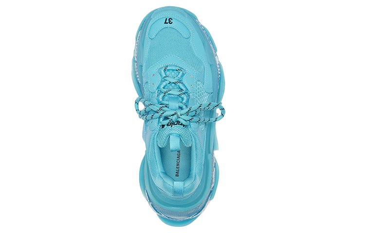 (W) Balenciaga Triple S Sneaker 'Clear Sole - Turquoise' 圖 3
