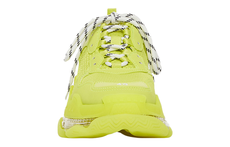 (W) Balenciaga Triple S Sneaker 'Clear Sole - Fluo Yellow' 圖 3