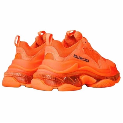 (W) Balenciaga Triple S Sneaker ''Clear Sole - Oranye'' 544351-W2FF2-7810 Shop (W) Balenciaga Triple S Sneaker ''Clear Sole - Oranye'' 544351-W2FF2-7810