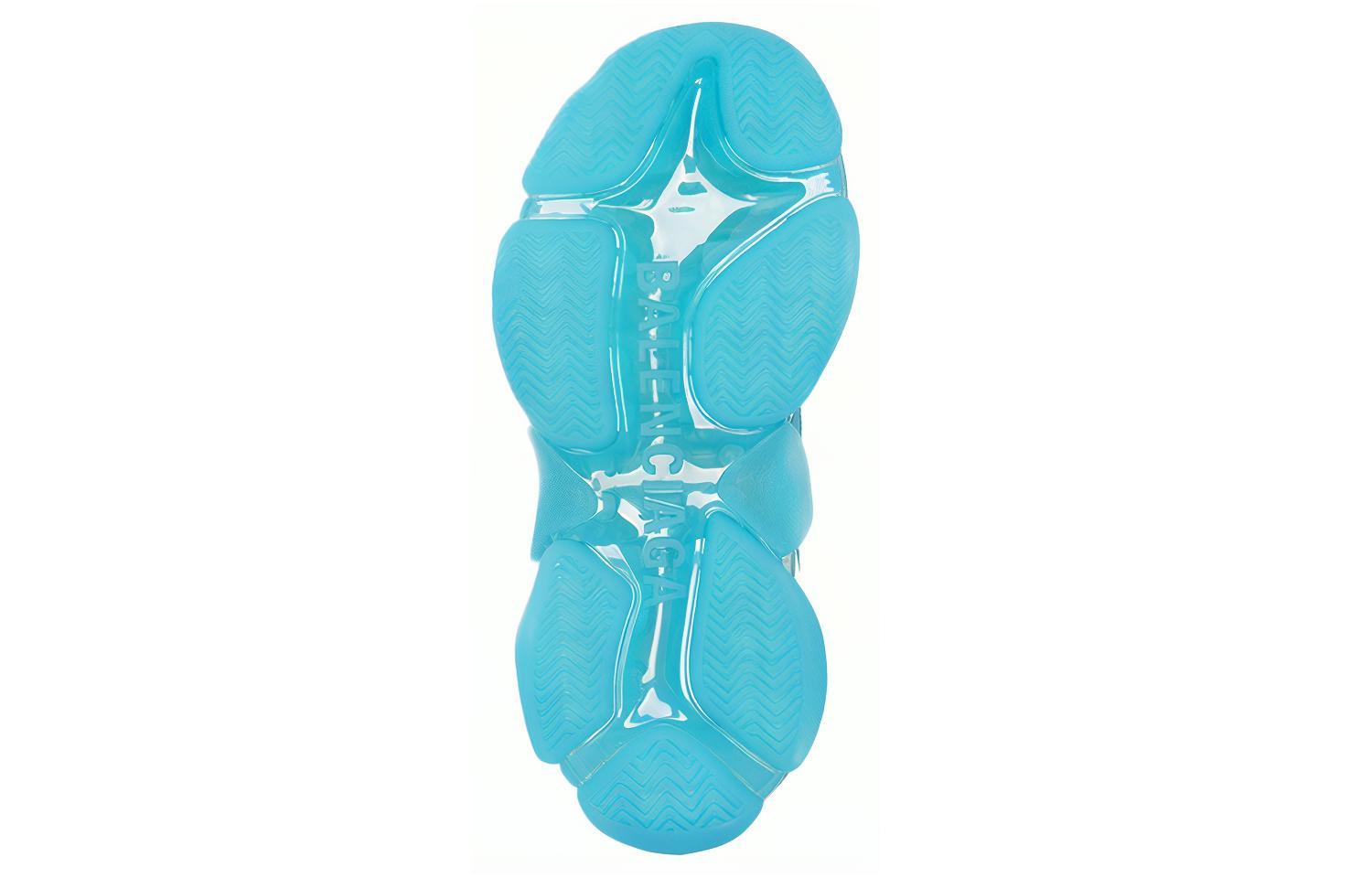(W) Balenciaga Triple S Sneaker 'Clear Sole - Turquoise' 圖 6