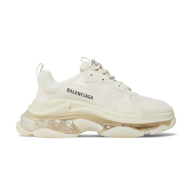 (W) Balenciaga Triple S Sneaker 'Clear Sole - Eggshell'