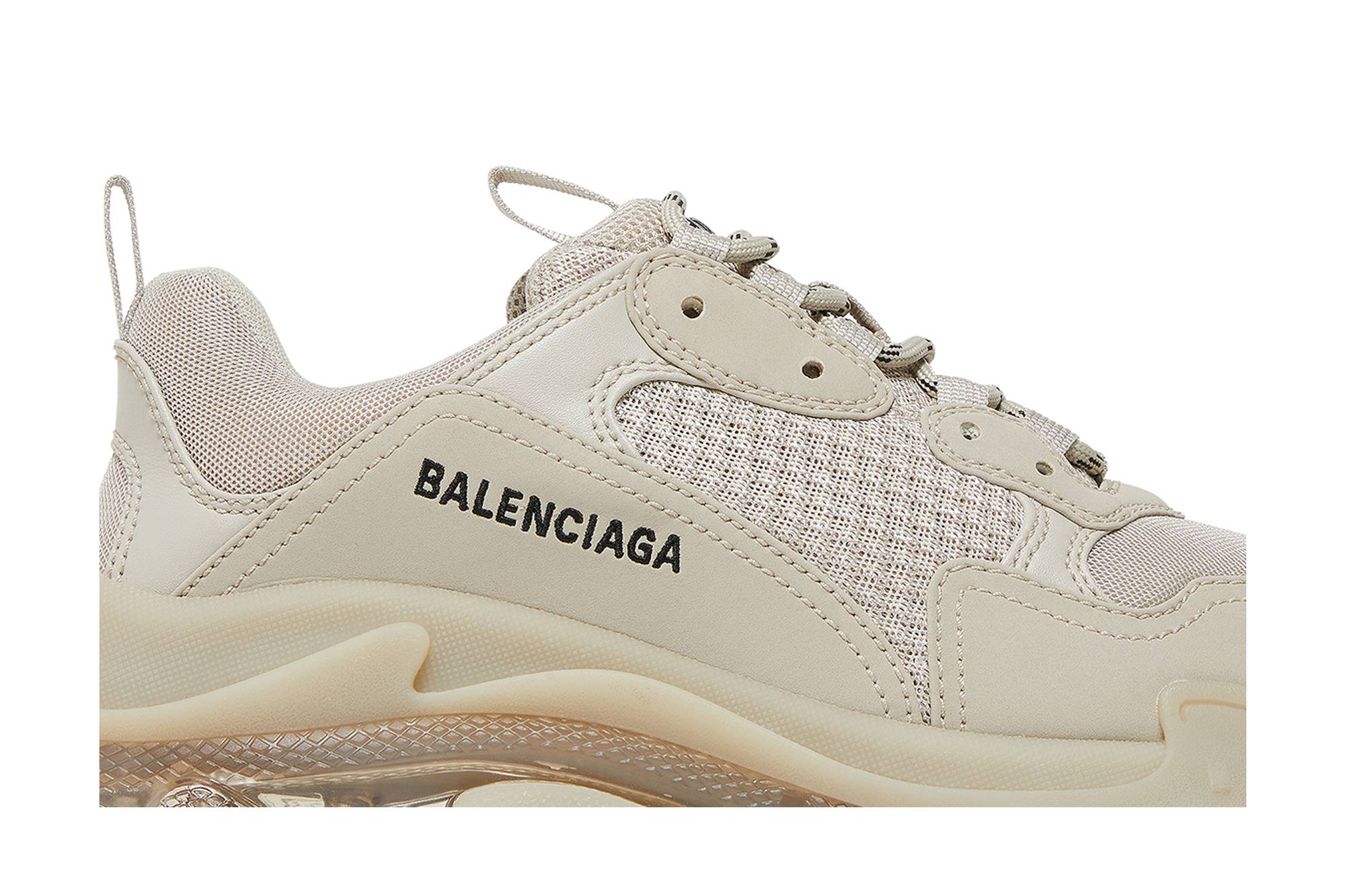 Order Balenciaga巴黎世家 Triple S 復古休閒 低筒 老爹鞋 女款 米色