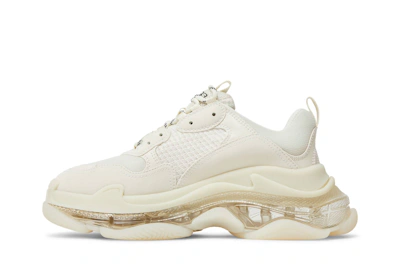 (Women) Balenciaga Triple S Sneaker 'Clear Sole - Eggshell'
