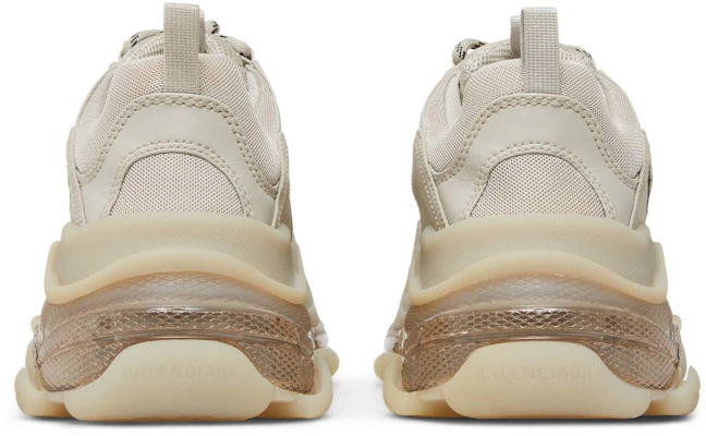 (W) Zapatillas Balenciaga Triple S 'Suela Transparente - Beige' 544351-W2GA1-9002 Details for (W) Zapatillas Balenciaga Triple S 'Suela Transparente - Beige' 544351-W2GA1-9002