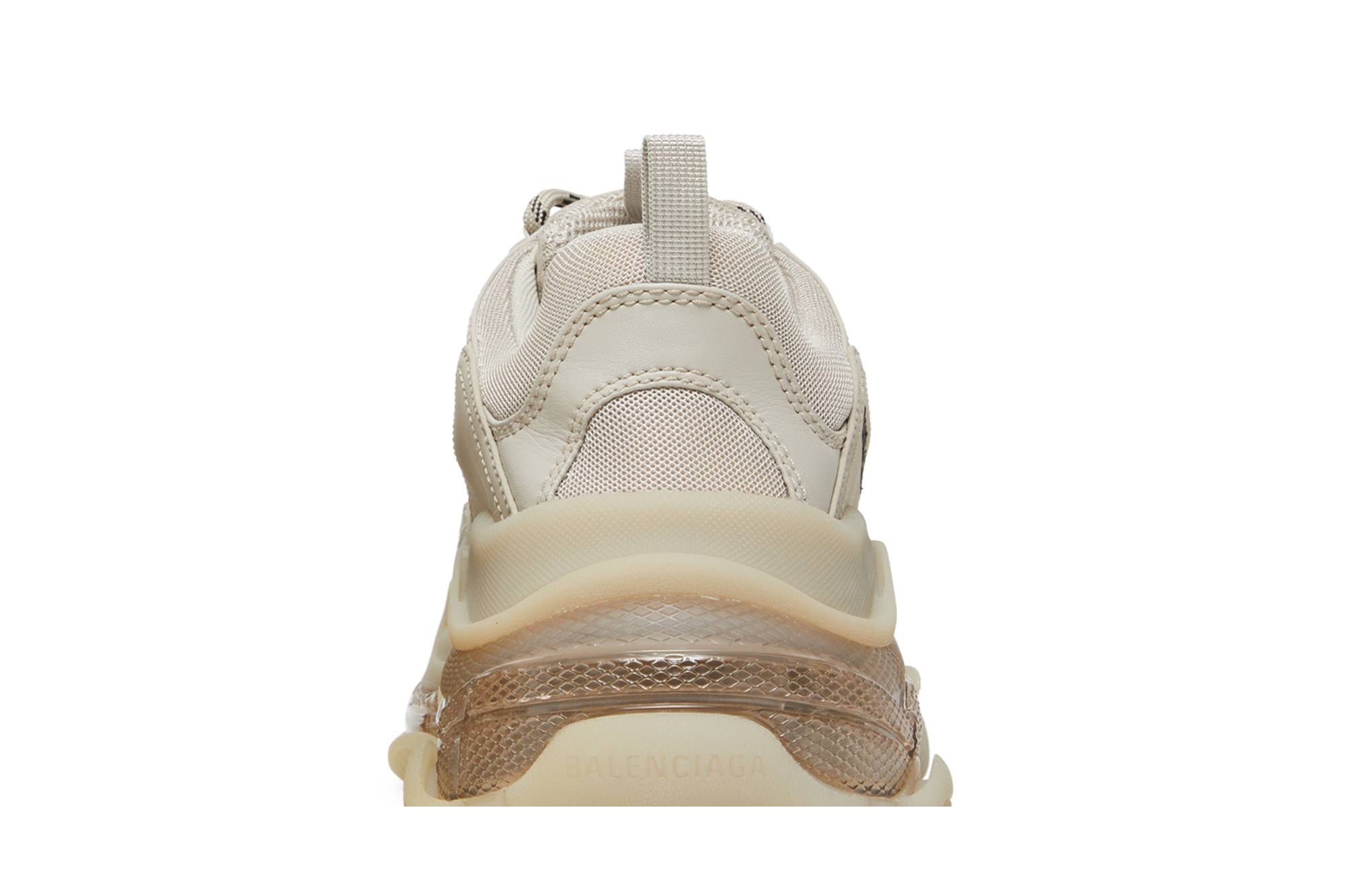 Sizing Balenciaga巴黎世家 Triple S 復古休閒 低筒 老爹鞋 女款 米色