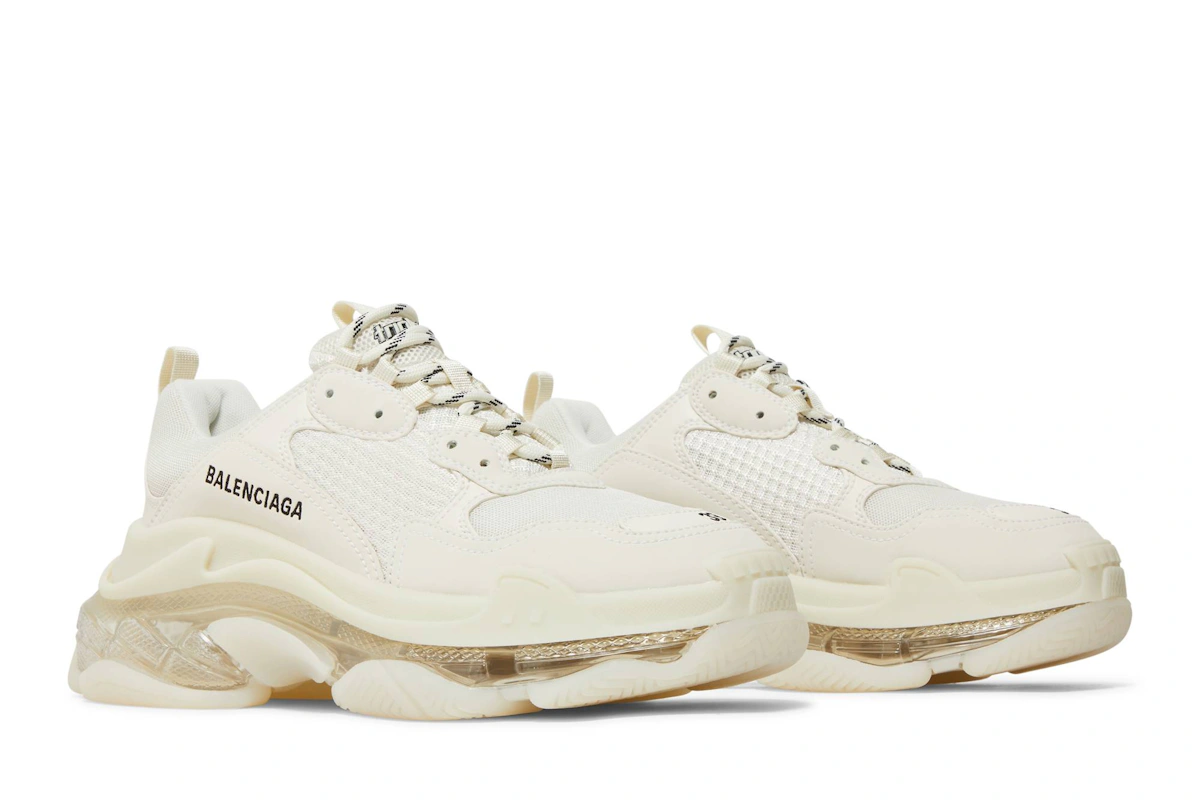 (Women) Balenciaga Triple S Sneaker 'Clear Sole - Eggshell'