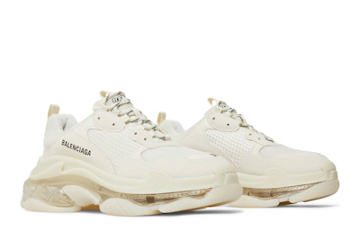 (Women) Balenciaga Triple S Sneaker 'Clear Sole - Eggshell'