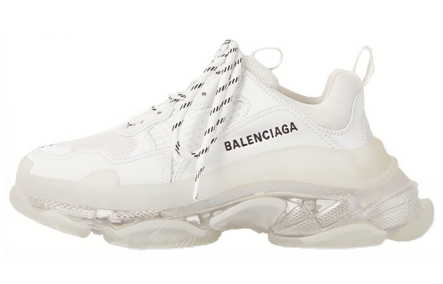 (Women) Balenciaga Triple S Sneaker 'Clearsole - White'  544351-W2FB1-9000