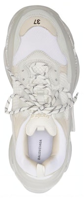 (W) 巴黎世家Triple S运动鞋 '透明底-白色' 544351W2FB19000 Lookbook (W) 巴黎世家Triple S运动鞋 '透明底-白色' 544351W2FB19000