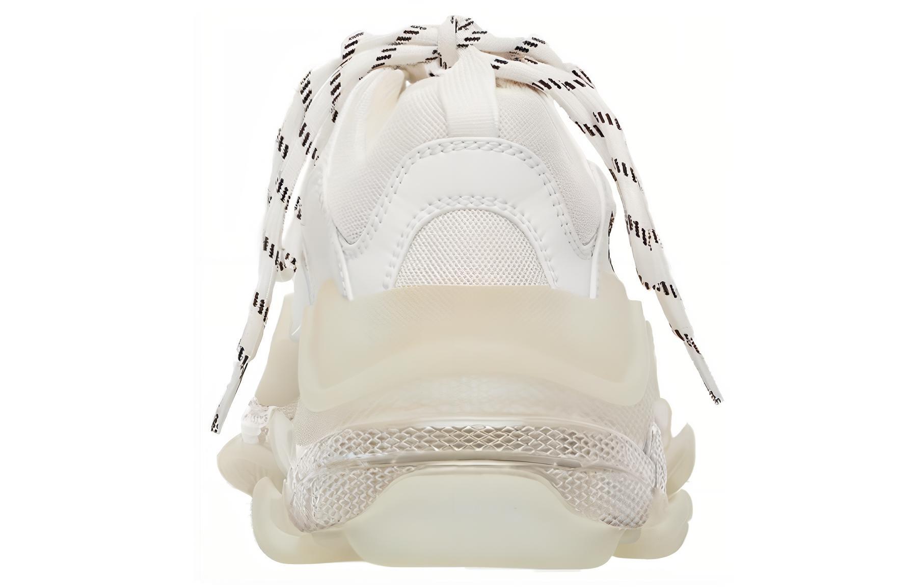 Shop (W) 巴黎世家Triple S运动鞋 '透明底-白色' 544351W2FB19000