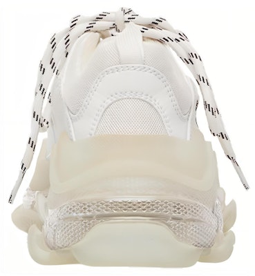 (W) 巴黎世家Triple S运动鞋 '透明底-白色' 544351W2FB19000 Shop (W) 巴黎世家Triple S运动鞋 '透明底-白色' 544351W2FB19000