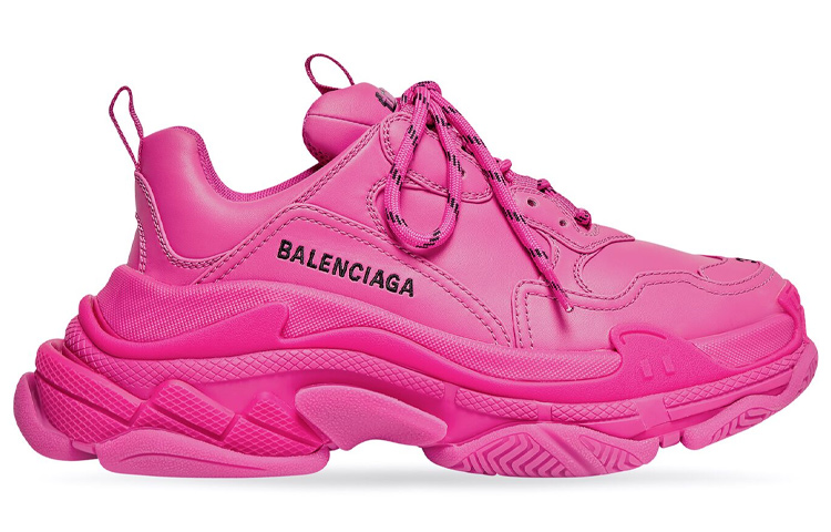 Order (W) 발렌시아가 트리플 S 스니커즈 '다크 핑크' 524039W2FA55800