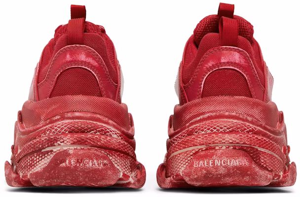 (W) Balenciaga Triple S Sneaker 'Merah Gelap' 524039W3CN36000 Details for (W) Balenciaga Triple S Sneaker 'Merah Gelap' 524039W3CN36000