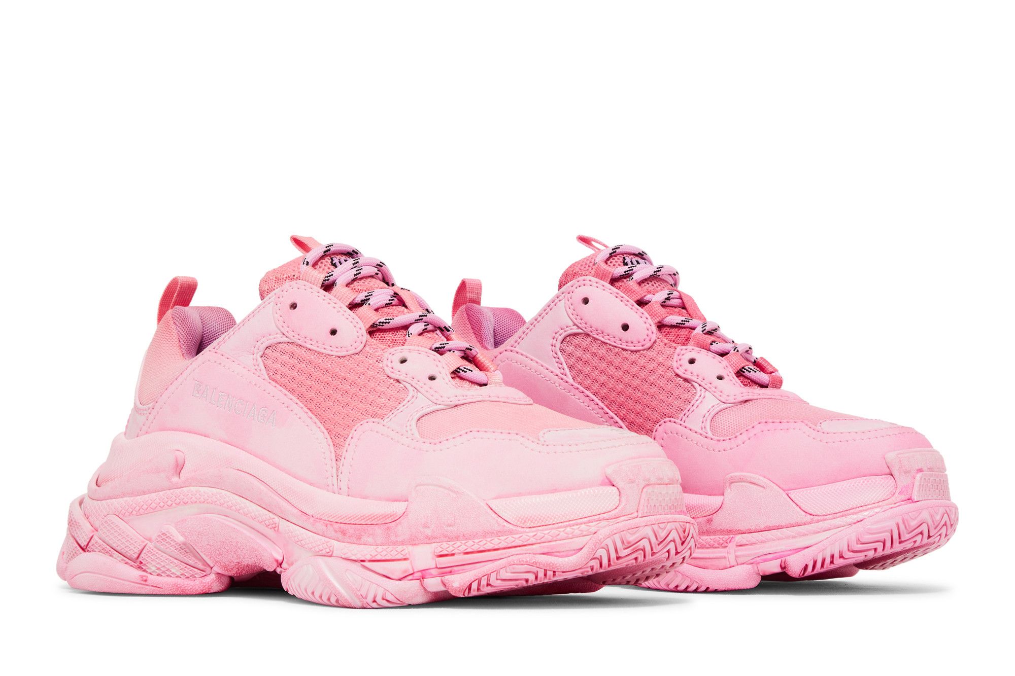 Cheap (Women) Balenciaga Triple S Sneaker 'DIY - Pink'  524039-W3CS4-5000