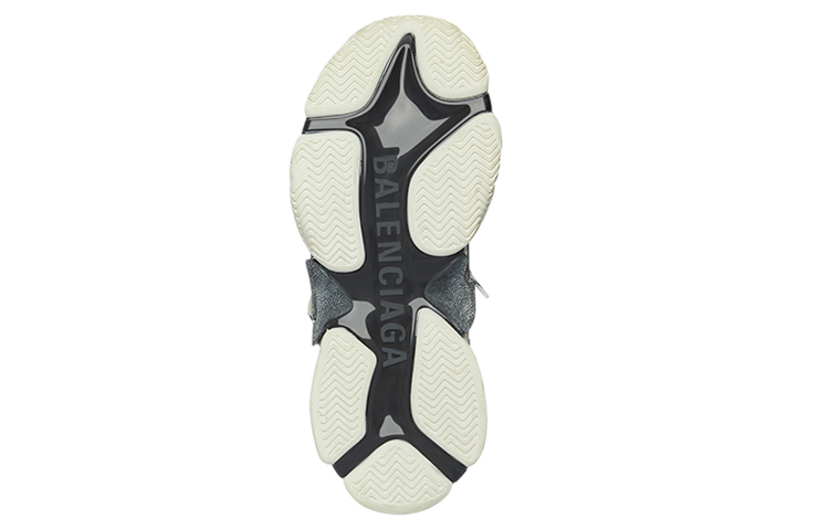 Details for 巴黎世家 Triple S Diy 時尚 透氣 低幫 老爹鞋 女款 白粉 做舊版